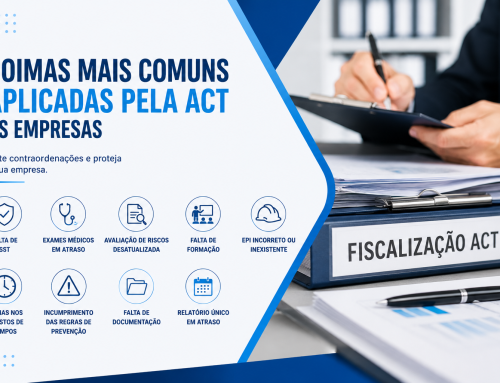 Coimas mais comuns aplicadas pela ACT às empresas