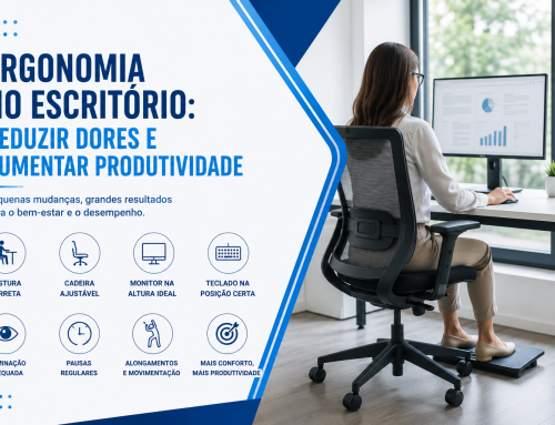 Ergonomia no escritório: reduzir dores e aumentar produtividade
